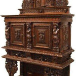 French Renaissance Revival Château server, circa 1890, estimate: $8,000-$12,000. Image courtesy of Austin Auction Gallery.