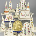 A selection of British ceramic food molds to be offered in Skinner's Jan. 9, 2010 sale. Image courtesy Skinner Inc.