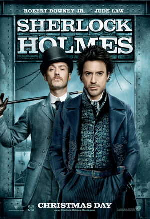 The latest screen incarnation of Sherlock Holmes opened on Christmas Day 2009. The film focuses on the sometimes prickly relationship between Holmes and Watson as portrayed by Robert Downey Jr. and Jude Law. The duo makes use of brains and brawn in foiling a mysterious threat against the English government.