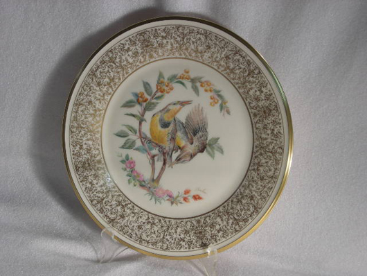 One of a collection of Boehm bird plates. Image courtesy of Specialists of the South.