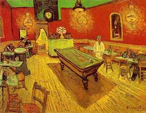 Van Gogh's 'The Night Cafe' is said to be worth as much as $150 million. Image courtesy Wikimedia Commons.