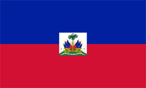 Official Flag of Haiti.