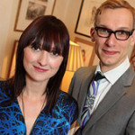 Kathryn Rayward and Mark Hill, stars of the new British TV show Cracking Antiques. Image courtesy BBC Two.