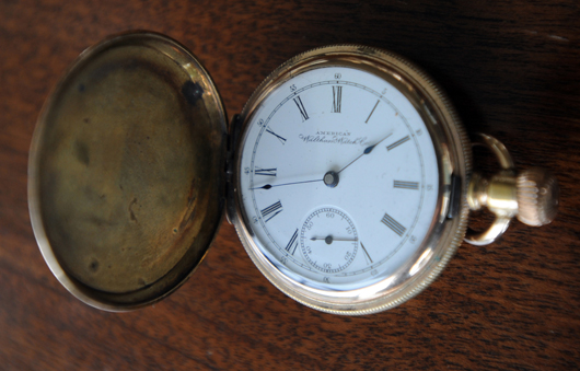 A pocket watch, said to have been once owned by the infamous killer Dr. Crippen, which will be on view at the 'Heroes or Villains?' loan exhibition at the BADA Fair in London in March.