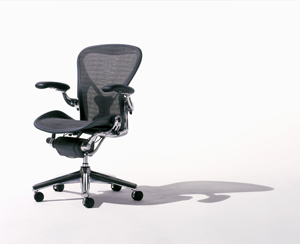Herman Miller introduced the ergonomic Aeron chair, designed by Don Chadwick and Bill Stempf, in 1994. Image courtesy The Henry Ford.