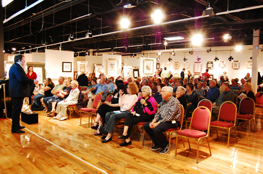 People poured into the new Baterbys gallery in Delray Beach for the Feb. 20 sale. Image courtesy Baterbys.