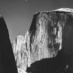 Ansel Adams photographed ‘Half Dome and Moon’ at Yosemite National Park in 1960. Image Live Auctioneers Archive.