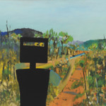 Sidney Nolan (1917-1992), First-Class Marksman, 1946, Ripolin enamel on composition board, 35.8 inches by 47.6 inches. Auctioned for US$4.9 million on March 25, 2010. Image courtesy Menzies Fine Art Auctioneers & Valuers.