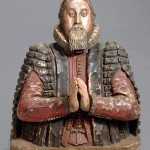Circa-1615, James I sculpted and painted alabaster bust believed to be a depiction of the eminent 17th-century botanist and physician Dr. Peter Turner. Entered in Dreweatts' April 14 auction with an estimate of $75,000-$105,000. Image courtesy Dreweatts.