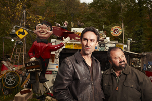 Mike Wolfe (left) and Frank Fritz, History Channel's American Pickers. Photo courtesy HISTORY.