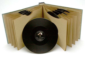 Nine RCA 78 records containing some of the top hits of 1956 fill an album. With rock ’n’ roll classics like ‘Lawdy Miss Clawdy’ and ‘Shake Rattle and Roll,’ the album sold for $325 in 2006. Image courtesy Regency-Superior Ltd. and Live Auctioneers archive.