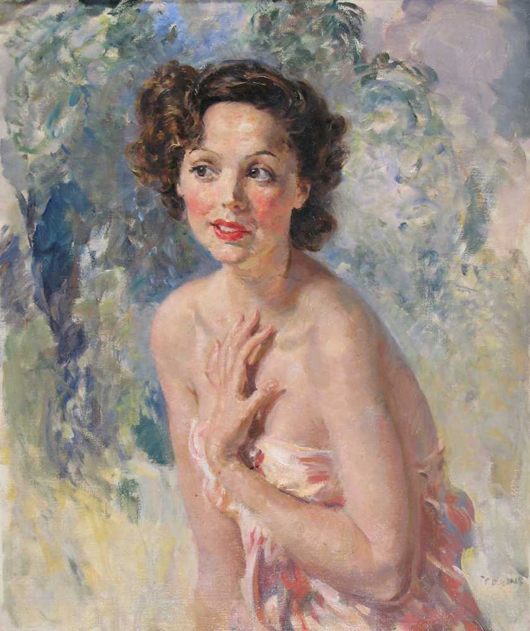 This portrait of 1930s actress and film star Jessie Matthews by Thomas Cantrell Dugdale fetched £5,600 ($8,600) at Woolley & Wallis in Salisbury on March 24.