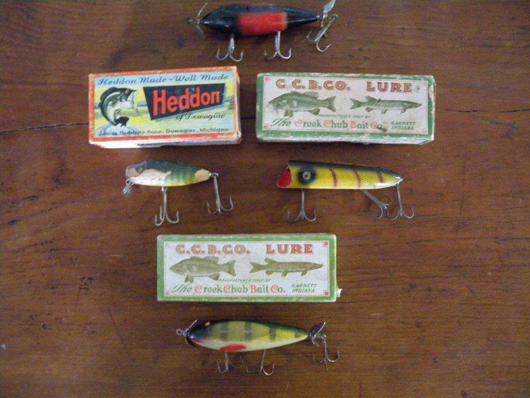 George A. Chancellor Jr. collected many things, including vintage fishing lures. Image courtesy the Specialists of the South Inc.