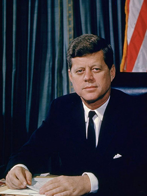 John F. Kennedy, 35th President of the United States. Photo by Alfred Eisenstaedt - White House Press Office (WHPO).