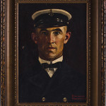 Norman Rockwell, Portrait of Chief Petty Officer LeRoy Evans. Image courtesy Fuller's Fine Art Auctions.
