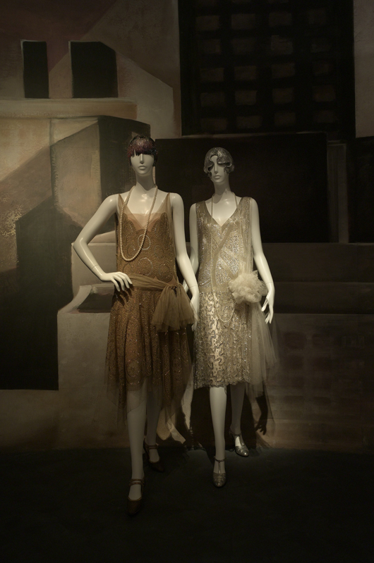 Fashions from the Roaring '20s are found in the Flapper Gallery. Pictured are a dress by Lanvin, 1923 (left), and one by another French designer, 1925. Image courtesy of The Metropolitan Museum of Art.