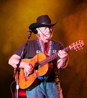 Willie Nelson performing at the Chumash Casino Resort in Santa Ynez, California. Photo courtesy Dwight McCann / Chumash Casino Resort / www.DwightMcCann.com.