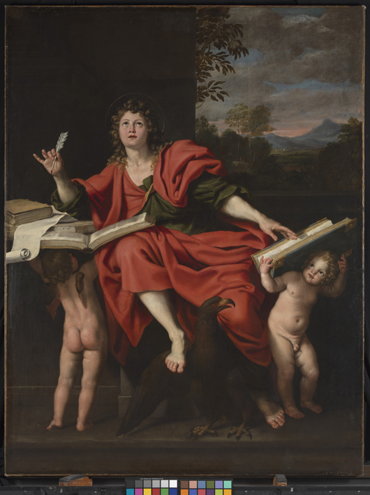 Considered one of the greatest works by the Italian Baroque master Domenichino (1581–1641), this painting of St. John the Evangelist has been saved for the nation and will go on public display at the National Gallery, having been acquired by an anonymous private collector.