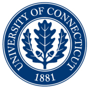 Official seal of the University of Connecticut, a public research university founded in 1881.