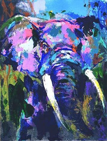 LeRoy Neiman, Portrait of the Elephant. Image courtesy Universal Live Auctions.