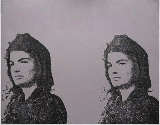 Andy Warhol, Jacqueline Kennedy II, 1966, Screenprint, 34.5 x 40 inches, Estimate: $20,000 - $25,000