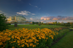View of Frederik Meijer Gardens & Sculpture Park. Photo by William J. Hebert.
