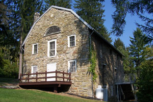 Stone mill at Appalachian Trail Museum. Photo by Robert T. Kinsey, millpictures.com.
