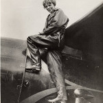 Amelia Earhart mounts her Lockheed Vega 5b circa 1935. Image courtesy of Wikimedia Commons.