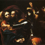 Michelangelo Merisi da Caravaggio (Italian, 1573-1610), The Taking of Christ, circa 1602, oil on canvas.