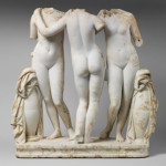 The Three Graces Roman, Imperial period, second century A.D. Copy of a Greek work of the second century B.C. Marble; 48 7/16 x 39 3/8 in. (123 x 100 cm) The Metropolitan Museum of Art, Purchase, Philodoroi, Lila Acheson Wallace, The Jaharis Family Foundation Inc., Annette de la Renta, Shelby White, The Robert A. and Renée E. Belfer Family Foundation, Mr. and Mrs. John A. Moran, Jeanette and Jonathan Rosen, Malcolm Wiener and Nicholas S. Zoullas Gifts, 2010 (2010.260)