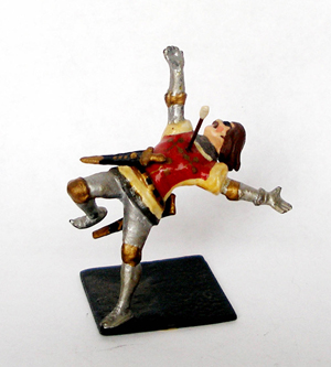 Courtenay figure Le Borge de Prie, numbered XX1, $1,062. Old Toy Soldier Auctions image.