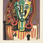 Picasso Print Le Corsage Raye 1949 Mourlot Signed Est. $6440-$8050 Photo Courtesy Universal Live