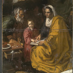 Once attributed to an unknown Spanish painter, The Education of the Virgin by Diego Velázquez was given to the Yale University Art Gallery in 1925. Image courtesy Yale University.
