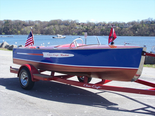16ft. 1947 Chris-Craft Rocket, est. $15,000-$30,000. Image courtesy Antique Boat America.