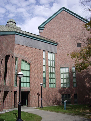 Hood Museum of Art on the campus of Dartmouth College in Hanover, New Hampshire.