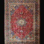 Iranian Mashad rug, 10 ft. by 13 ft., est. $400-$500.