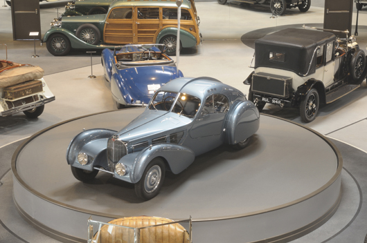 1936 Bugatti Type 57SC Atlantic currently on display at the Mullins Automotive Museum. Courtesy of David Newhardt Photography
