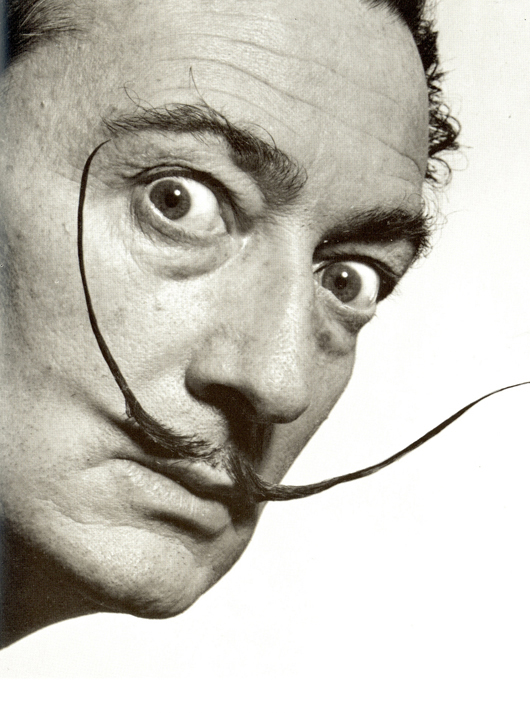 Philippe Halsman, Dali's Mustache, 1953. ® Philippe Halsman Archive Salvador Dali's Right of Publicity Reserved by Fundació Gala-Salvador Dali.