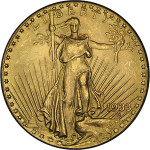 The 1933 double eagle was America’ last $20 coin. Image courtesy of Wikimedia Commons.