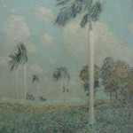 Childe Hassam, Royal Palms, Cuba, oil on canvas, 1895, 25 by 31 inches, est. $300,000-$600,000. John W. Coker Auctions image.