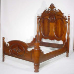 The Renaissance Revival bed would have been considered to be "clunky Victorian" in the 1930s. Today beds like this fetch a tidy sum from collectors. Image courtesy of LiveAuctioneers.com Archive and Hart Galleries.