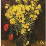 Vincent van Gogh (Dutch, 1853-1890), Poppy Flowers, also known as Vase with Flowers, stolen from Mahmoud Khalil Museum in Cairo.