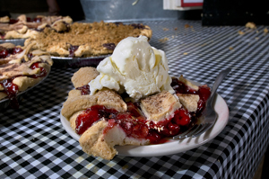 Cherry Pie served at the counter at Royers. Photo by Robert Maxwell.