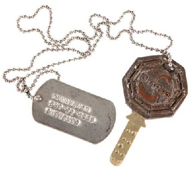 Desmond's fail-safe key with Joe Inman dog tag, $13,200 to a LiveAuctioneers bidder. Image courtesy LiveAuctioneers.com Archive.