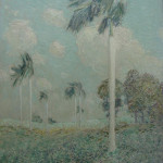 Childe Hassam, Royal Palms, Cuba, oil on canvas, 1895, 25 by 31 inches, est. $300,000-$600,000. John W. Coker Auctions image.