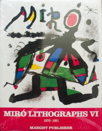 Published by Maeght in 1992, ‘Miro Lithographs VI (1976-1981)’ is in mint condition in the original plastic wrapper. The catalogue raisonné is 200 pages with 180 color illustrations. Image courtesy of Universal Live.