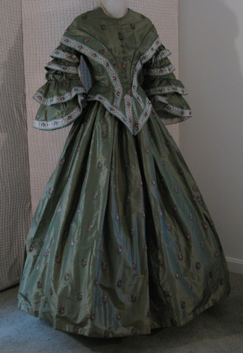 Circa 1865 gown. Image courtesy of R.W. Oliver.