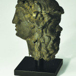 2nd century AD Roman bronze double bust of Jason, with male and female depictions. TimeLine Auctions image.
