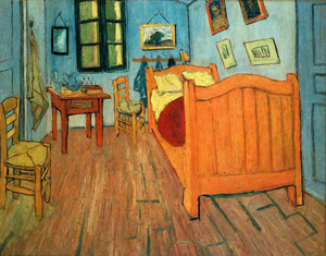 Vincent van Gogh (Dutch, 1853-1890), Bedroom in Arles, also known as The Bedroom, oil on canvas, 1888. 