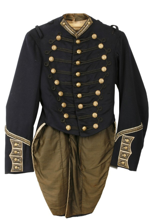 Civil War period dark blue New York State 71st Regiment swallow-tailed dress coat will sell Saturday, Sept. 12. Image courtesy of Fontaine’s Auction Gallery.